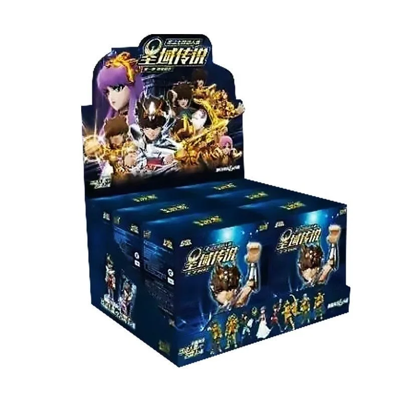 Фото KAYOU Saint Seiya Card Фигурка Blockman Legend Of The Holy Land Афина Овен Лев Слепая коробка Фигурка Модель Кукла Игрушка №1