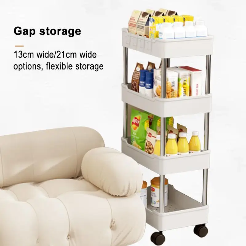 

Maximize Your Space with this Fashionable Multi-Layer Storage Rack for Bathroom and Kitchen Gap