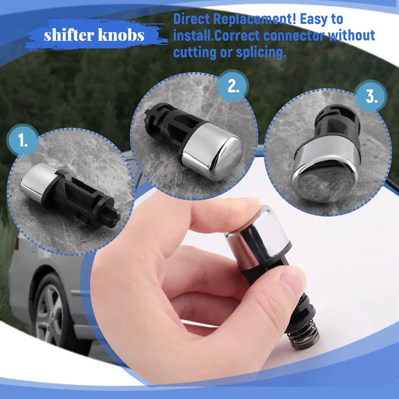 Car Shift Knob Button Repair Kits &amp Spring 54132-S84-A81ZA For Honda Accord 1998-2002 2.3L 3.0L Accessories