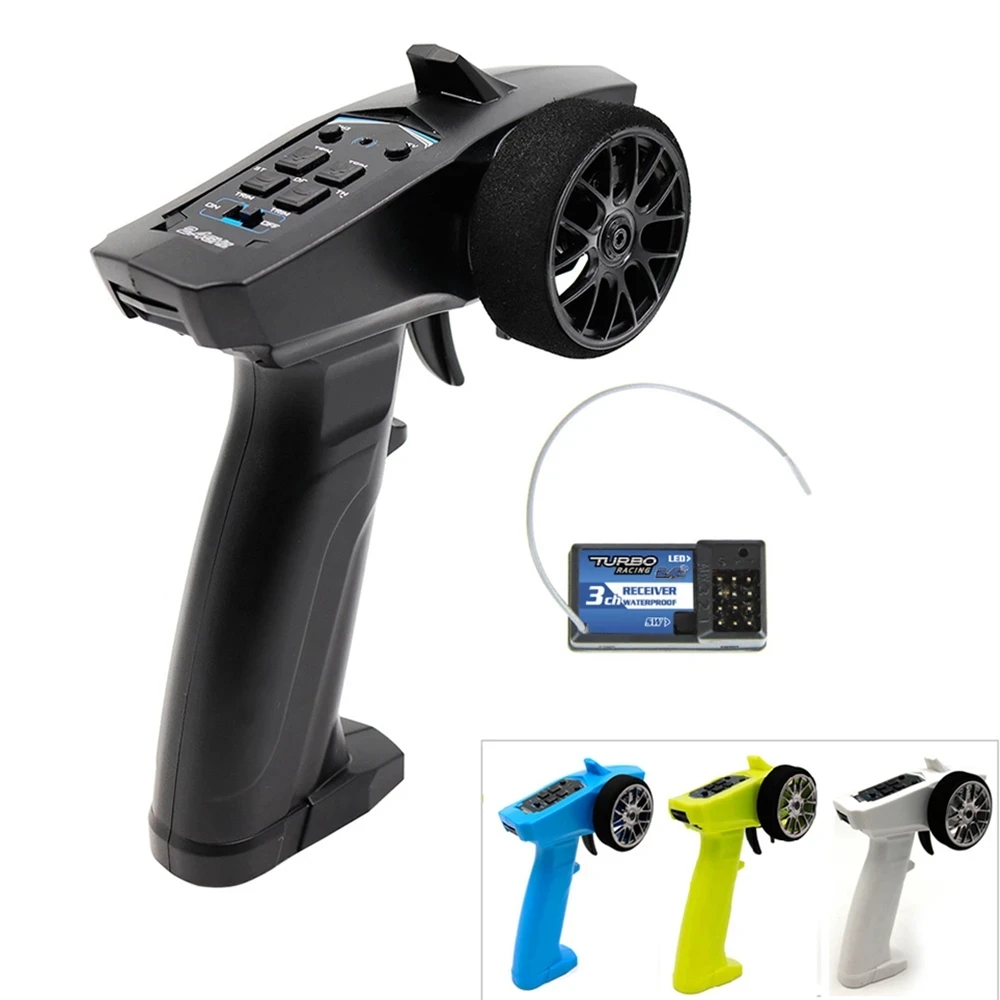 

TURBO 2.4GHz 91803G 91803G-VT 3CH Radio system Transmitter Controller remote control w/Receiver for RC Car PK GT3B