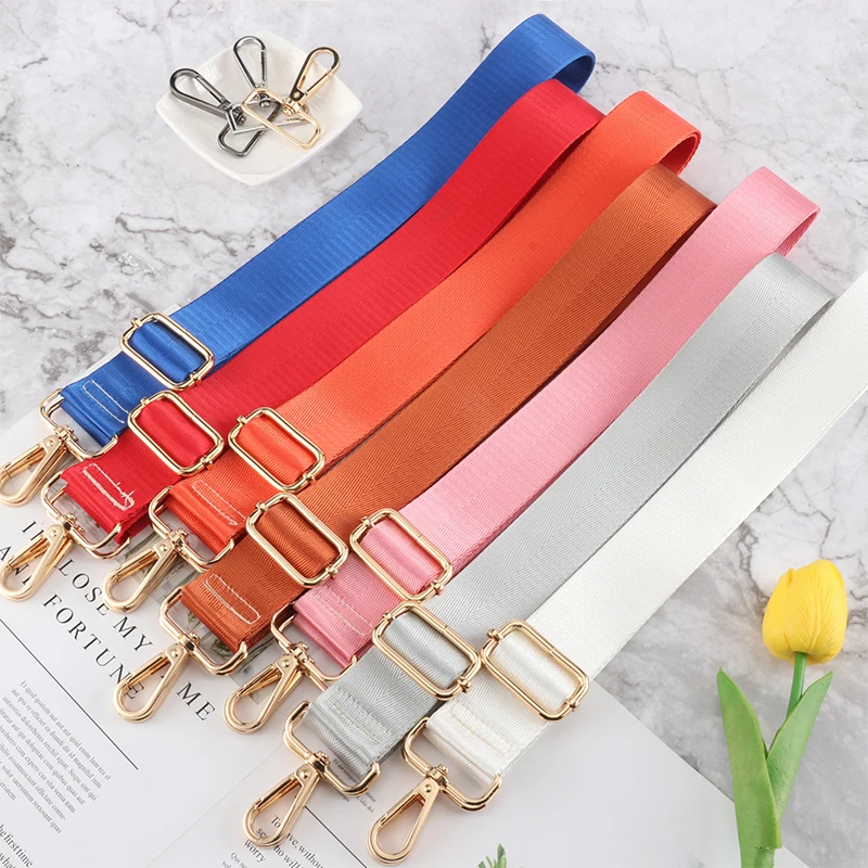 Bag Belt Wide Strong Equipment Diagonal Messenger Contrasting Colorful Fabric Handbags Part Accessory For Nylon Shoulder Strap Bag Belt Wide Strong Equipment Diagonal Messenger Contrasting Colorful Fabric Handbags Part Accessory For Nylon Shoulder Strap