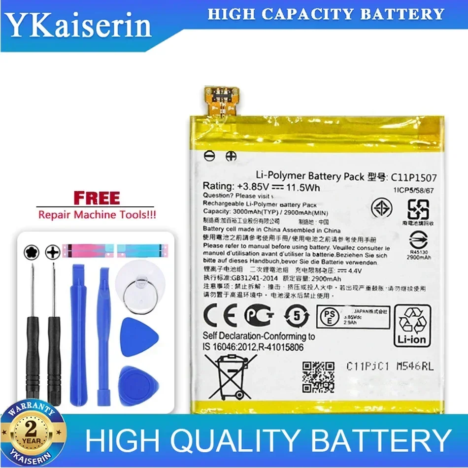 C11P1507 3000 мАч сменный аккумулятор для ASUS Zenfone Zoom ZX551 ZX550 ZX551ML Z00XSB Battera