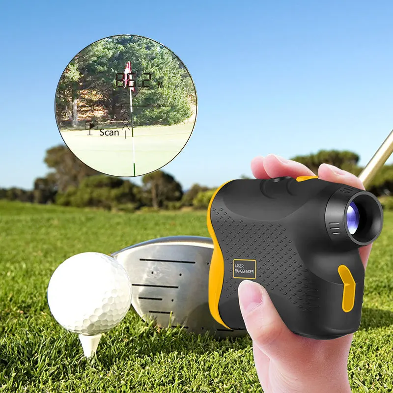 Portable Professional Laser Rangefinder Monocular for Outdoor Hunting Golf Sports Enthusiasts Fog Speed Distance Pinseeker Mode