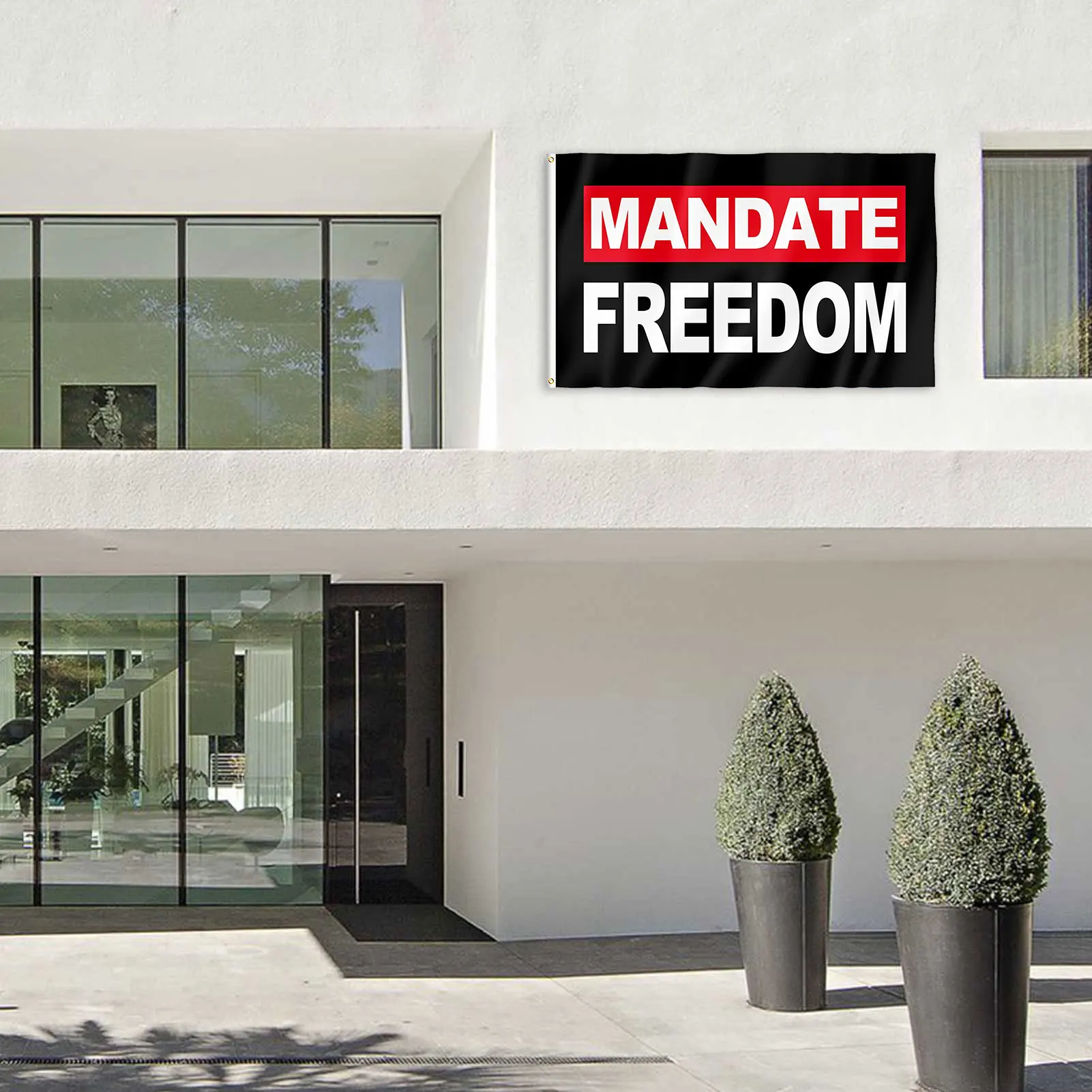 

Mandate Freedom Flag 3 X 5 Ft Decorative Polyester Flags With Metal Grommet Outdoor Indoor Decors No Mandates Medical Freedom