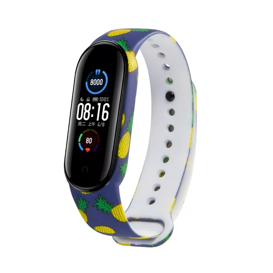 

Painted Bracelet For Xiaomi Mi Band 5 6 Sport Strap Watch Silicone Wrist Strap For Xiaomi Mi Band 5 Bracelet For Miband 6 Strap