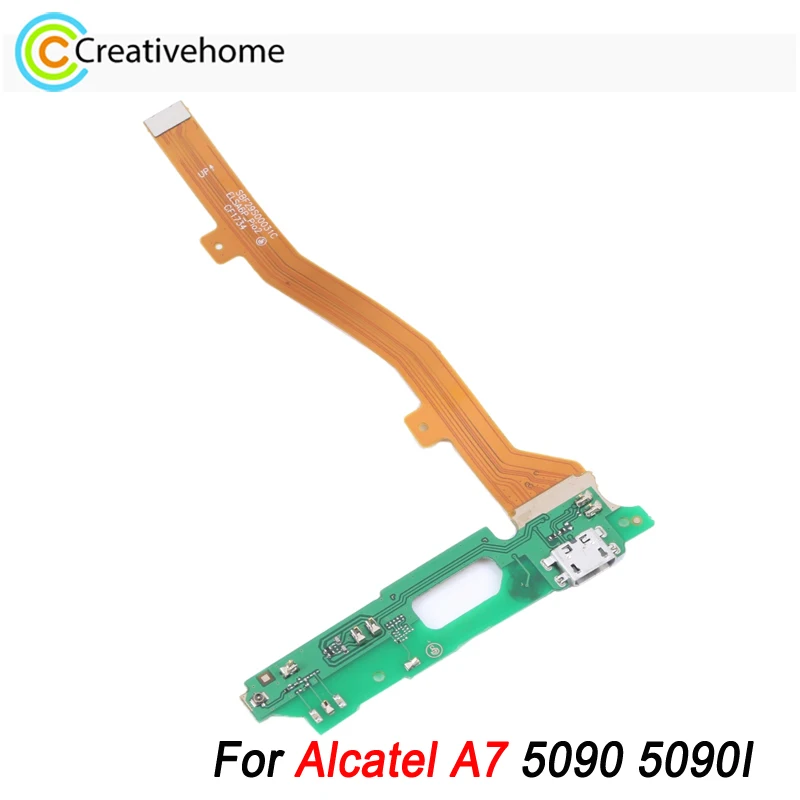 Гибкий кабель для зарядного порта для Alcatel A7 5090 5090I, запасные части для ремонта телефонов