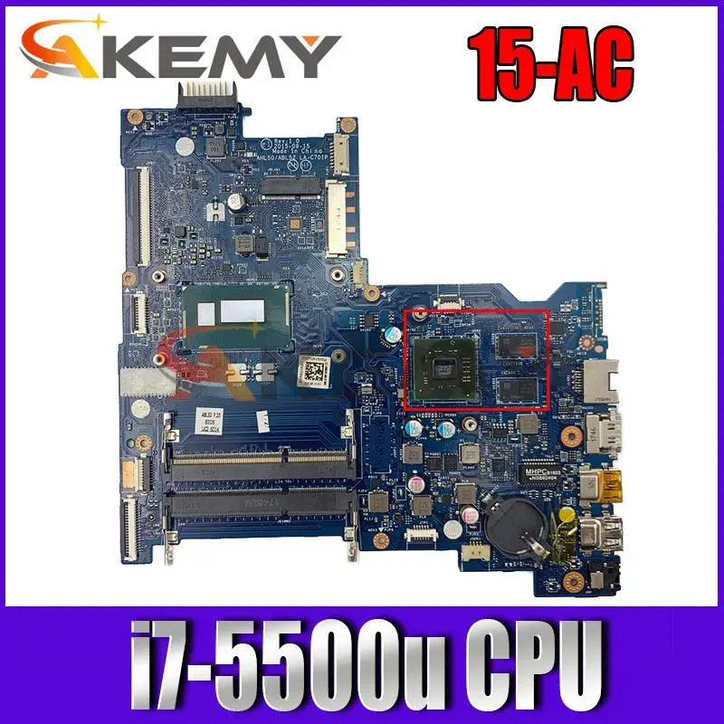 

Материнская плата для ноутбука 815247-501 AHL50/ABL52 для HP 250 G4 15-AC 815247-001 с видеокартой