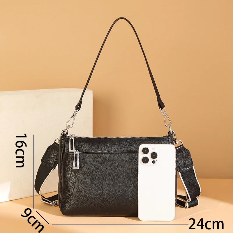 Женская кожаная сумка маленькая роскошная через плечо подушка модные