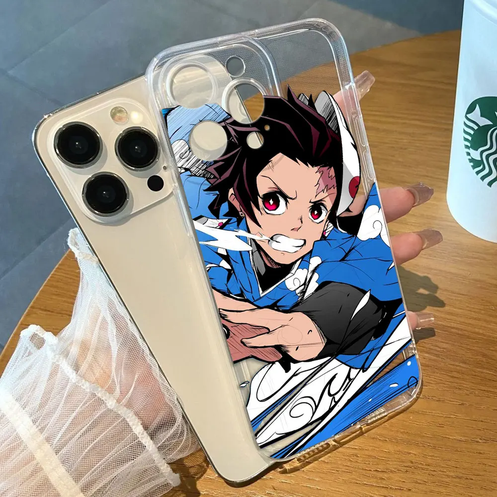 Фото Прозрачный чехол для телефона D-Demon S-Slayer No Yaiba Nezuko для VIVO V20 V21 V21E V23 V23E V25 V27 V29E V30E V30 V40 V50 V60 №4