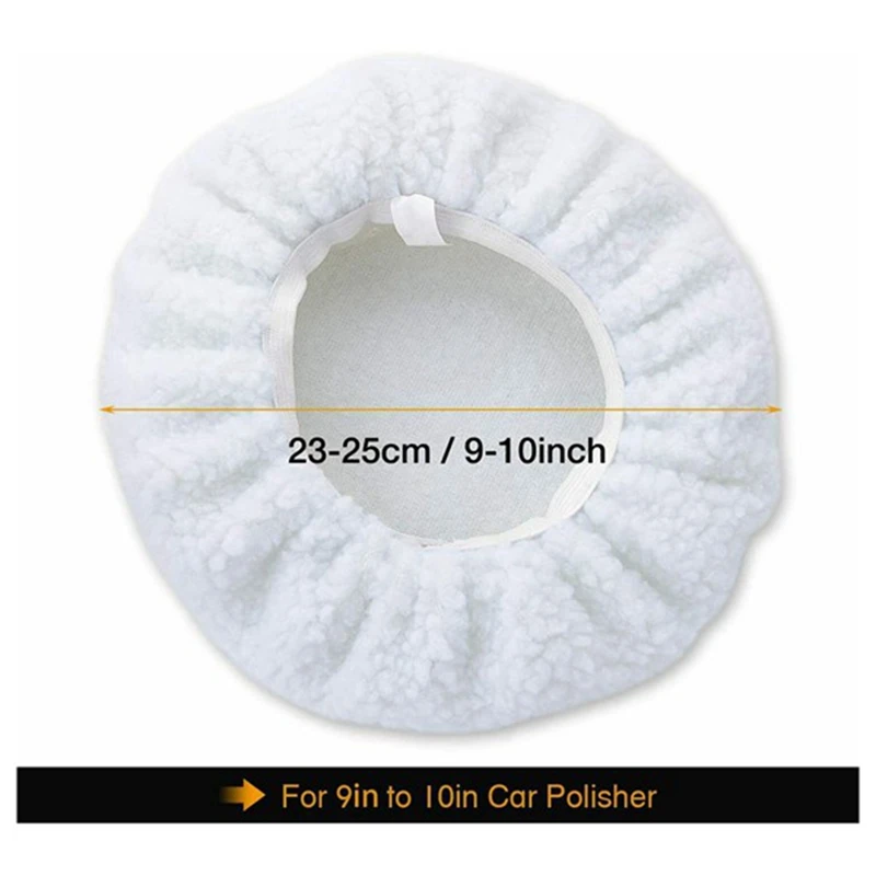 20 шт. 10-дюймовая полировальная подушечка для полировки капота полировка буфер