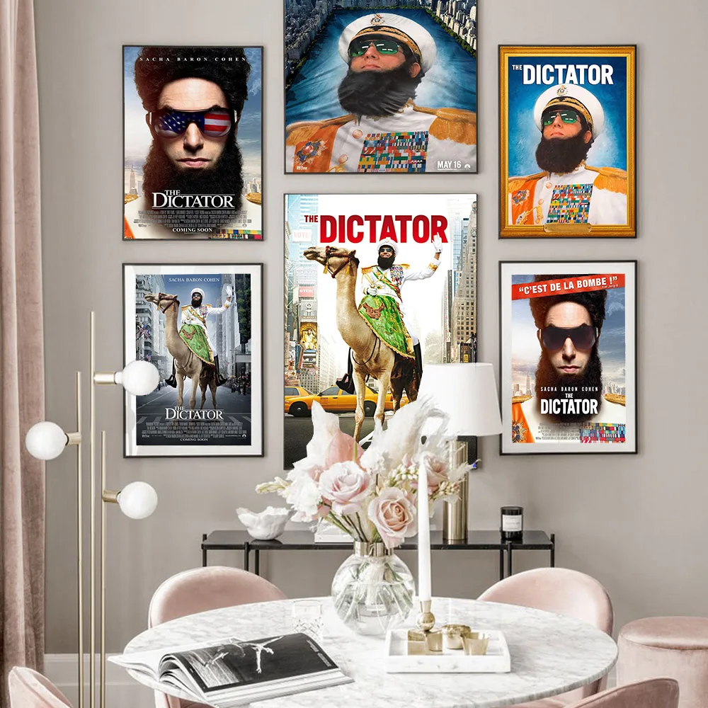 

The Dictator Political Satire Comedy Film Print Art Poster Modern Movie Canvas Painting Video Room Cinema Decor Wall Stickers