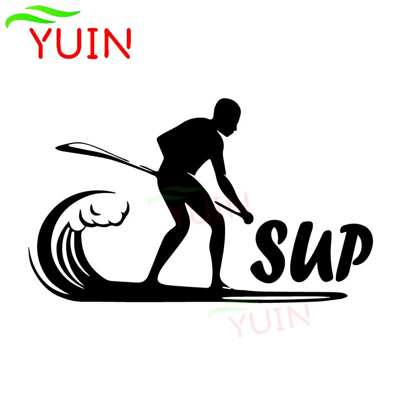 

Stand Up Paddle Paddle SUP Decorative Car Sticker Personality Fashion Creative PVC Waterproof Decal Black/White/Red/Laser/Silver