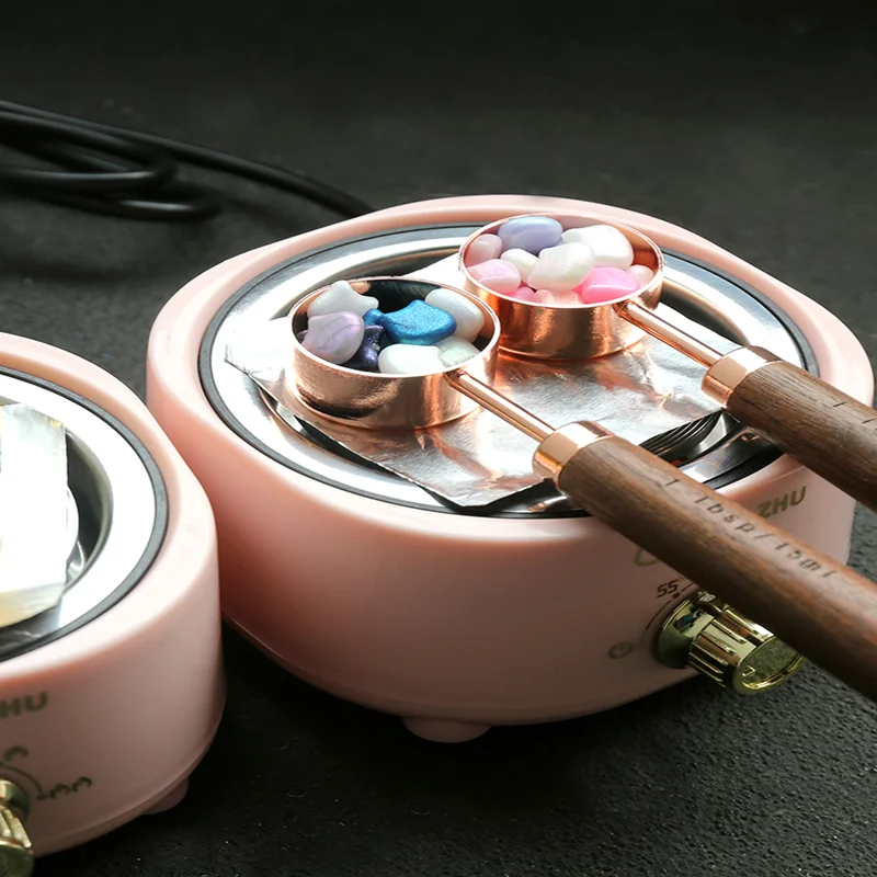 Fire Paint Wax Set Stove/Spoon DIY Envelope Gift Wedding Invitation Sealed Fire Paint Wax Pellet Melting Tool Wax Seal