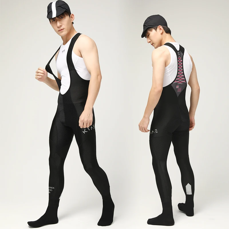 Велосипедные брюки KIAE Мужские Светоотражающие защита от солнца на ремешках для