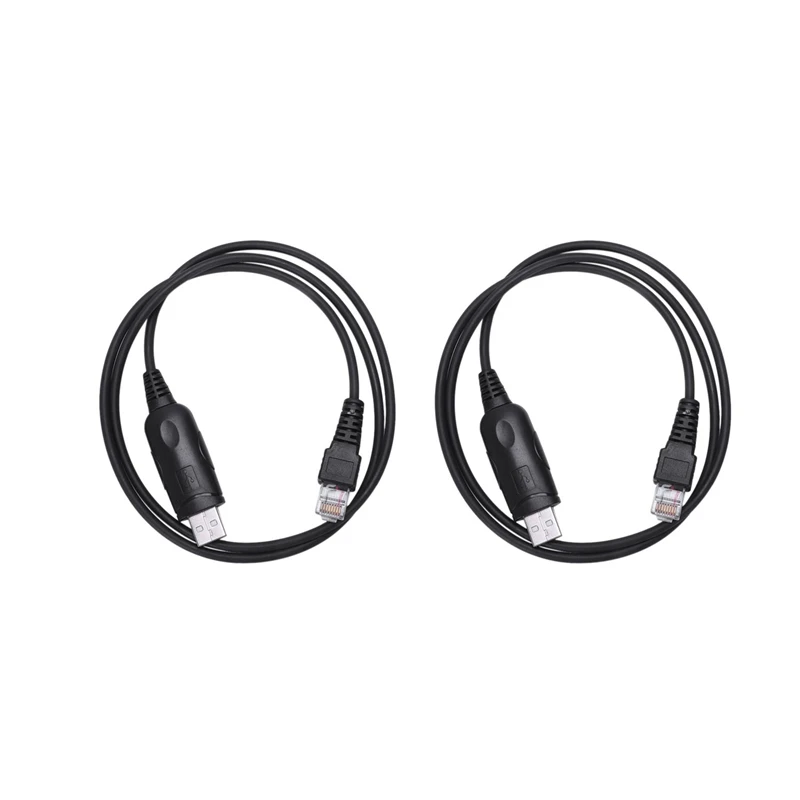 

2X USB Programming Cable For ICOM IC-F5010 IC-F5011 IC-F5021 IC-F5023 OPC-1122