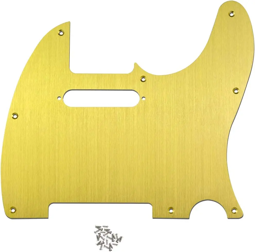 

8 Hole Lefty / Right Tele Pickguard Metal Pick Guard Fit USA/Mexican Fender Standard Telecaster Pickguard Guitar Accessories