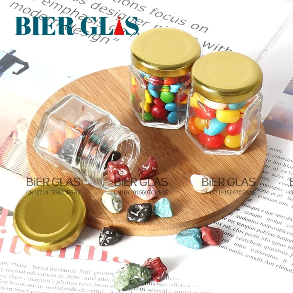 Мини-банки с медом 45 мл набор сувениров для вечеринки милые стеклянные подарки