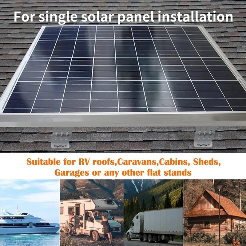 Регулируемый Монтажный кронштейн для солнечной панели наклон 0-180 ° регулируемый