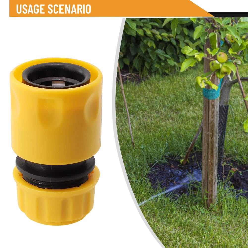 

1PC Garden Car Hose Quick Connectors Repair Damaged Leaky Water Tubeing Adapter PE Pipe Fitting Irrigation Tube Joints