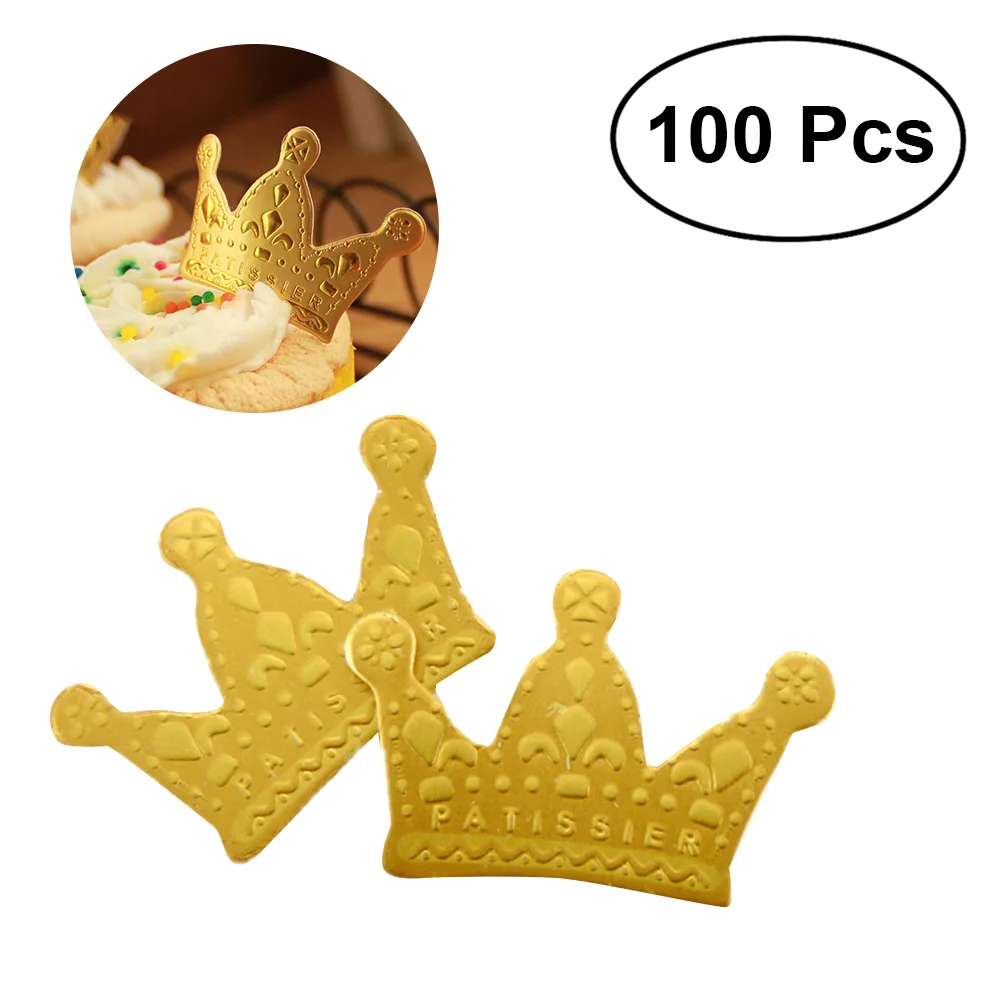 

Cupcake Picks Party Toothpicks Supplies Glitter Inserts Decor Wedding Shower Baby Insert Dessert Decoration Favor Gold