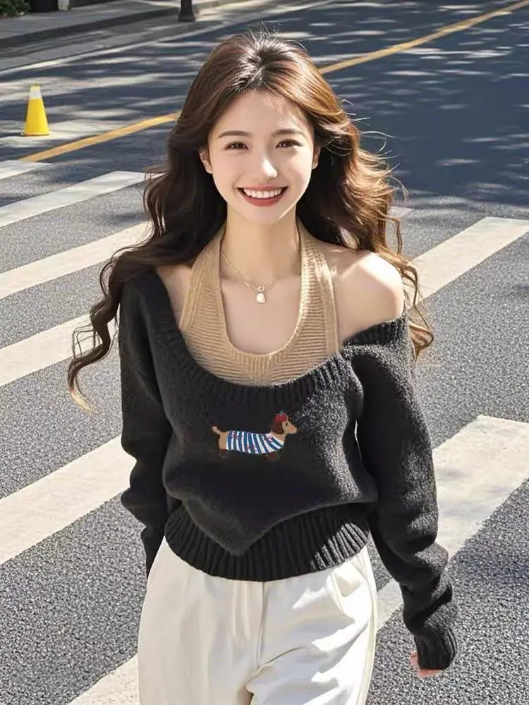 Осень и зима уникальный шикарный свободный ленивый искусственный