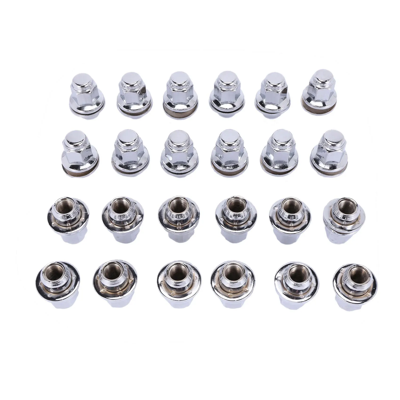 

M14X1.5 24Pcs Car Tire Nut Anti-Theft Screw Wheel Modification Screw Nut Suitable for Toyota