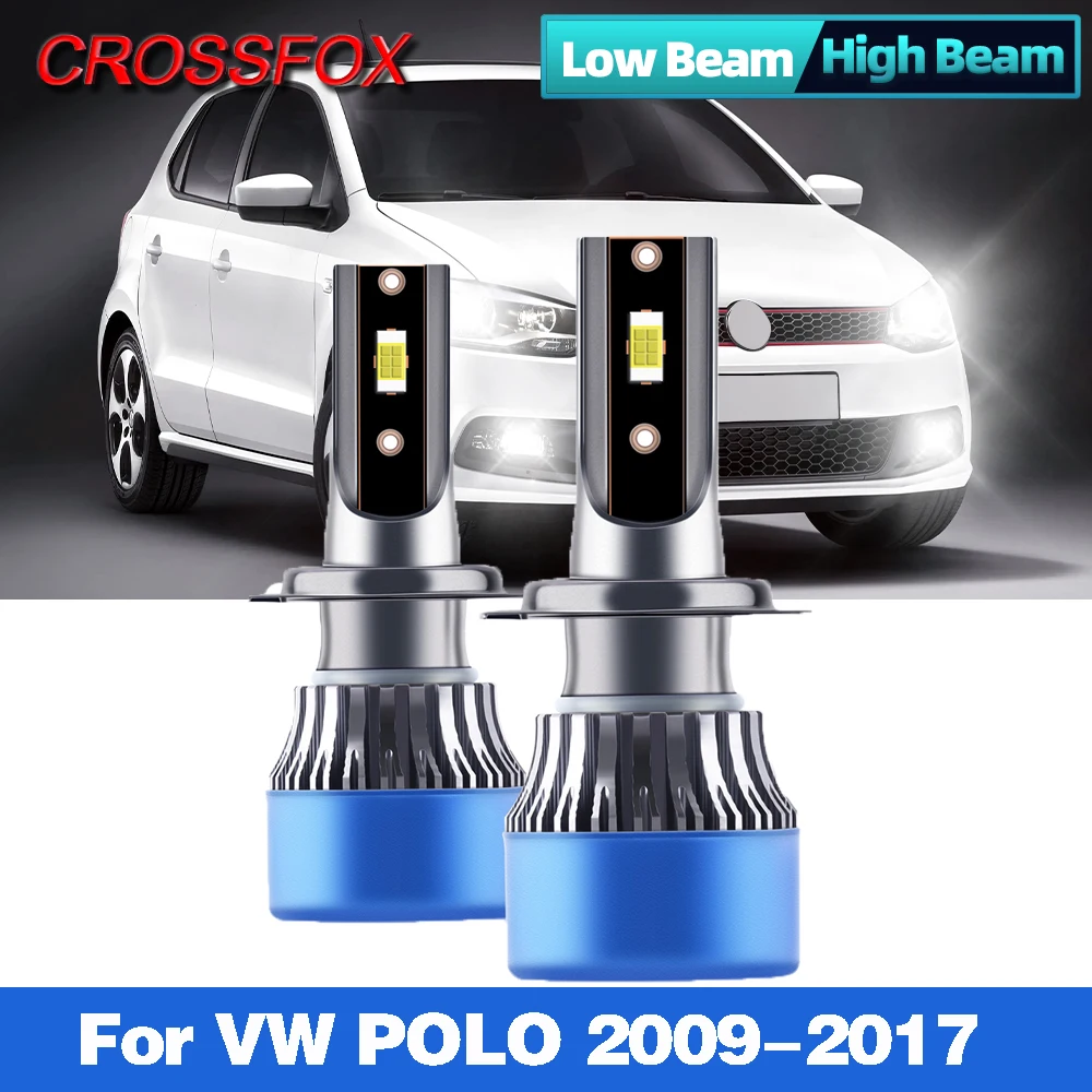

Car LED Bulb 3570 CSP CANBUS H7 LED Light 120W 20000LM Led Headlight Car Light 6000K Turbo Light 12V For VW POLO 2009-2017