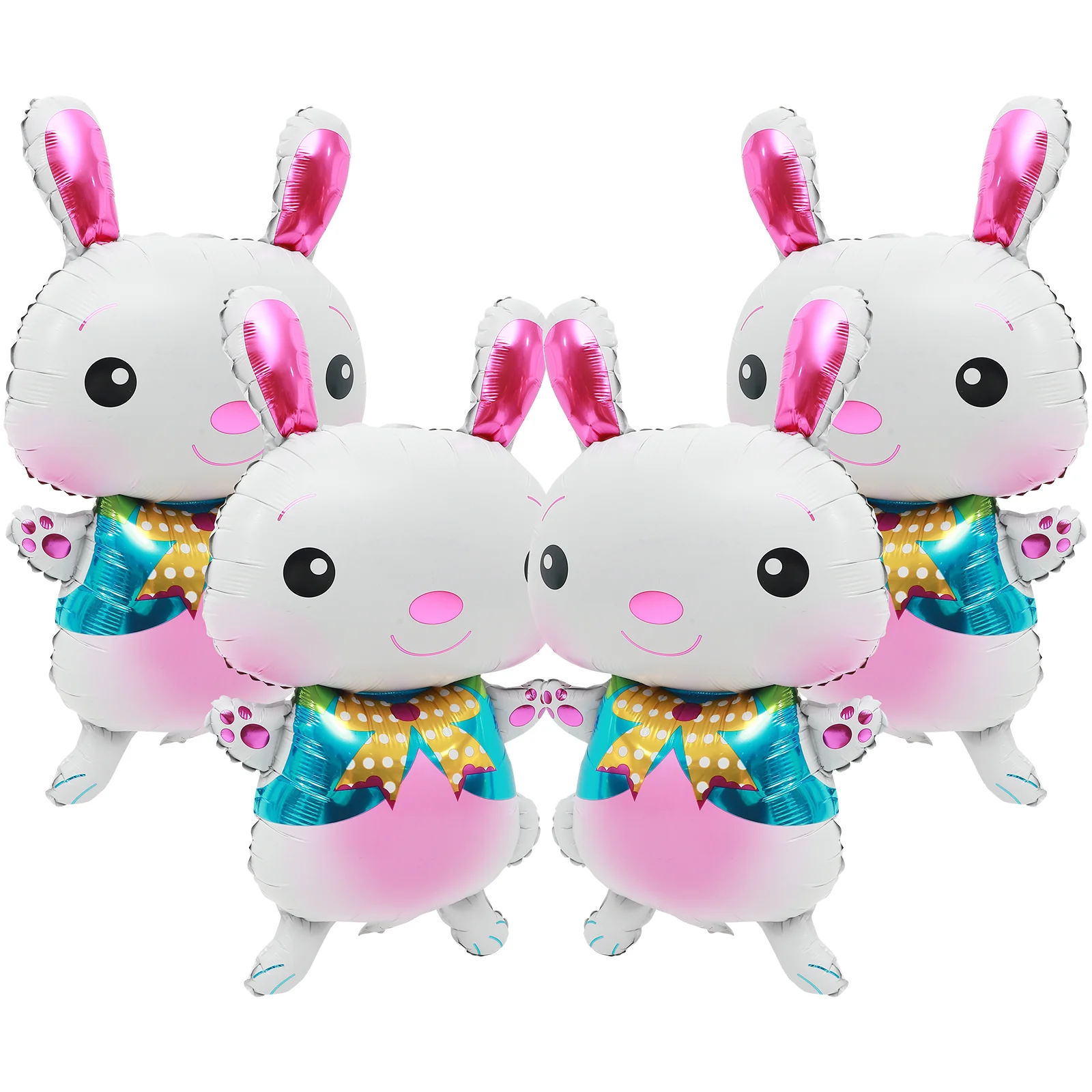 

Bunny Balloons Birthday Party Decorations Decoration Theme Balloon Easter Shaped Rabbit Animal Head Aluminum