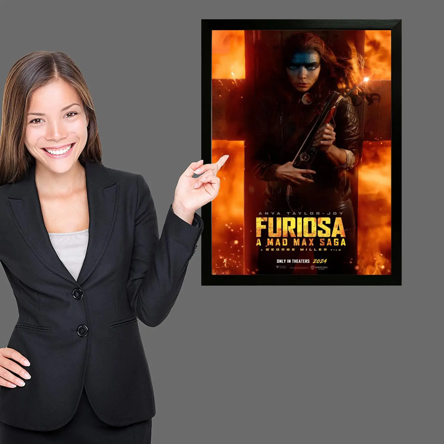 Furiosa A Mad Max Saga холст художественный постер настенная художественная картина с