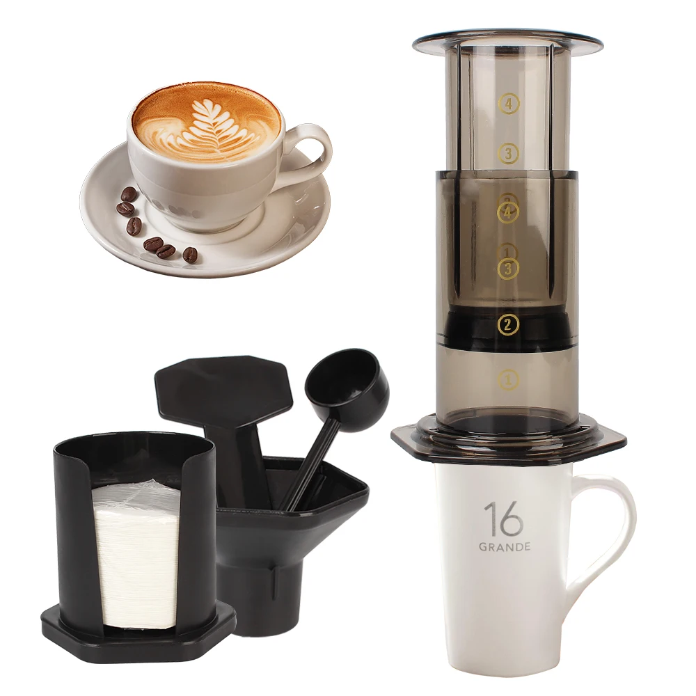 Cafe Filters Paper New Filter Glass Espresso Coffee Maker Portable Coffee Pot Barista Tools Cafe Press Machine
