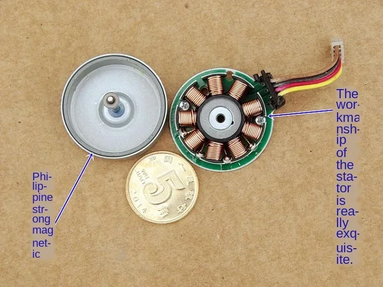 Новый [импортированный] Beauty на трехфазном внешнем роторе с девятью полюсами