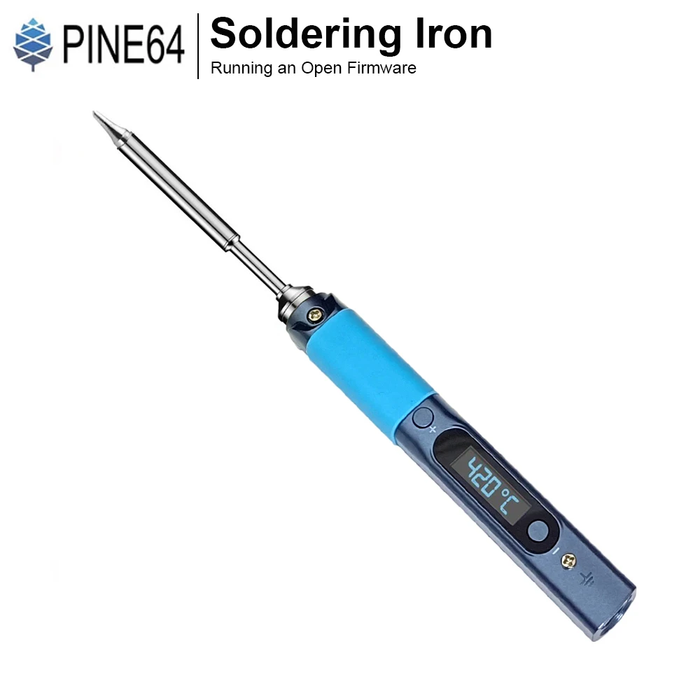 

Pine64 V1 Pinecil Smart Soldering Iron Portable TYPE-C PD DC Jack for Welding Tools Constant Temperature Single Piece Set TIP