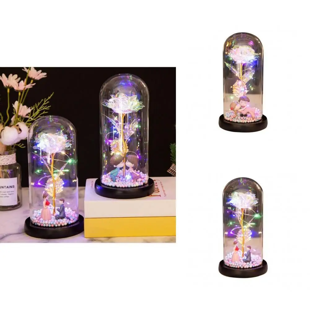

Artificial Rose Ornament Beauty Compact Nice-looking for Living Room Flower Ornament Artificial Flower