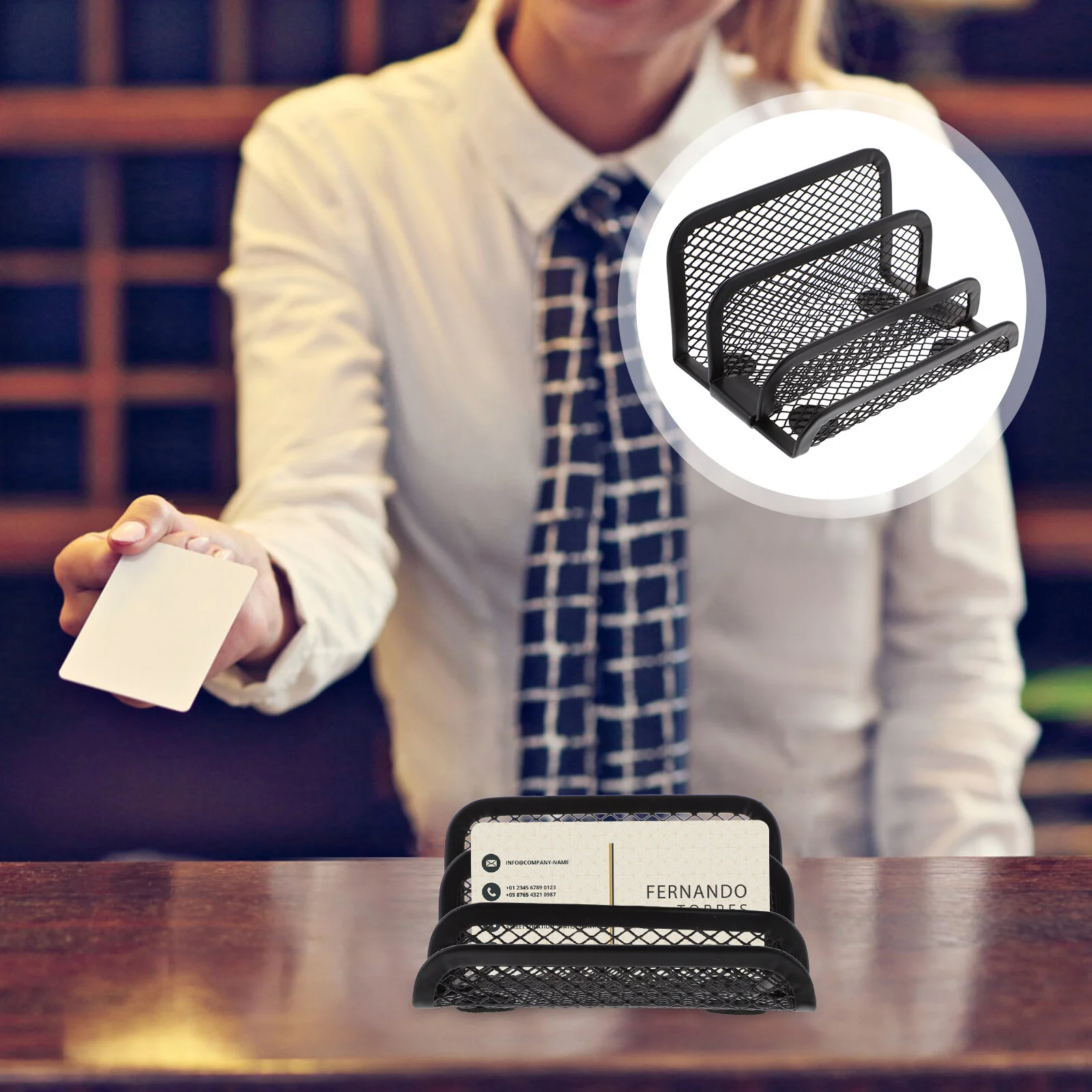 

Офисная фоторамка с отделением для кредитных карт