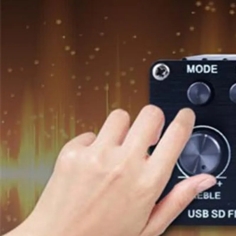 Фото AK-370 Bluetooth-совместимый усилитель мощности 20Вт+20Вт, усилитель мощности DC 12В, автомобильный музыкальный сабвуфер, мини HIFI стереоусилитель с USB OTG входом №1