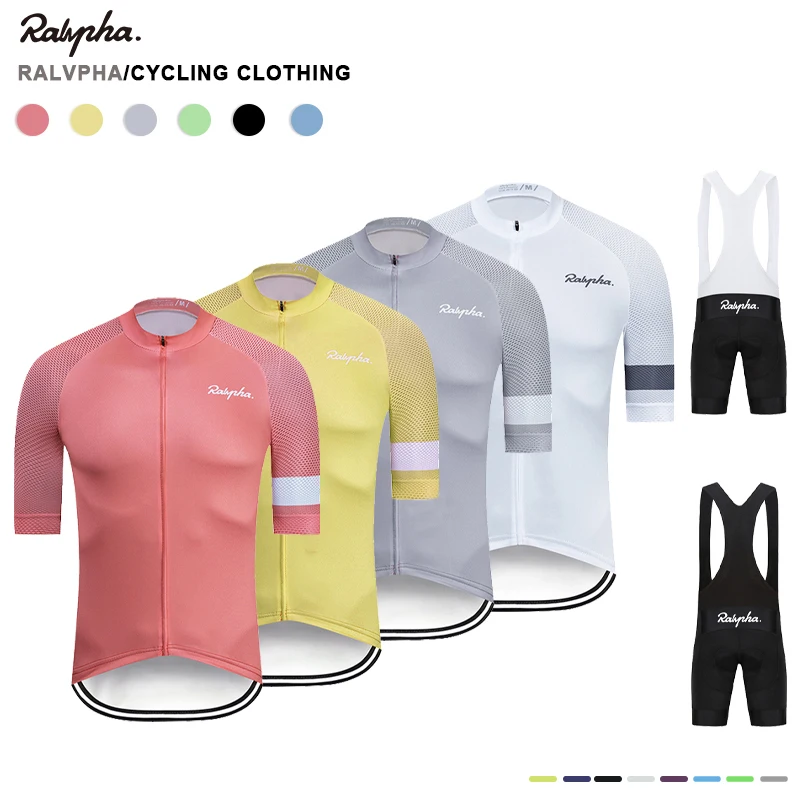 Raphaful Cycling Sets Summer Bicycle Clothing Breathable Mountain Cycling Clothes Suits Ropa Ciclismo Verano Triathlon Jersey