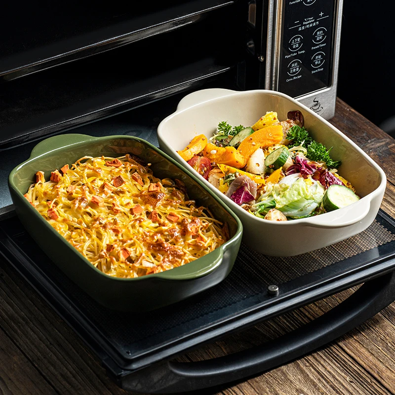 Керамическая посуда для выпечки с крышкой коммерческая чаша обжарки риса