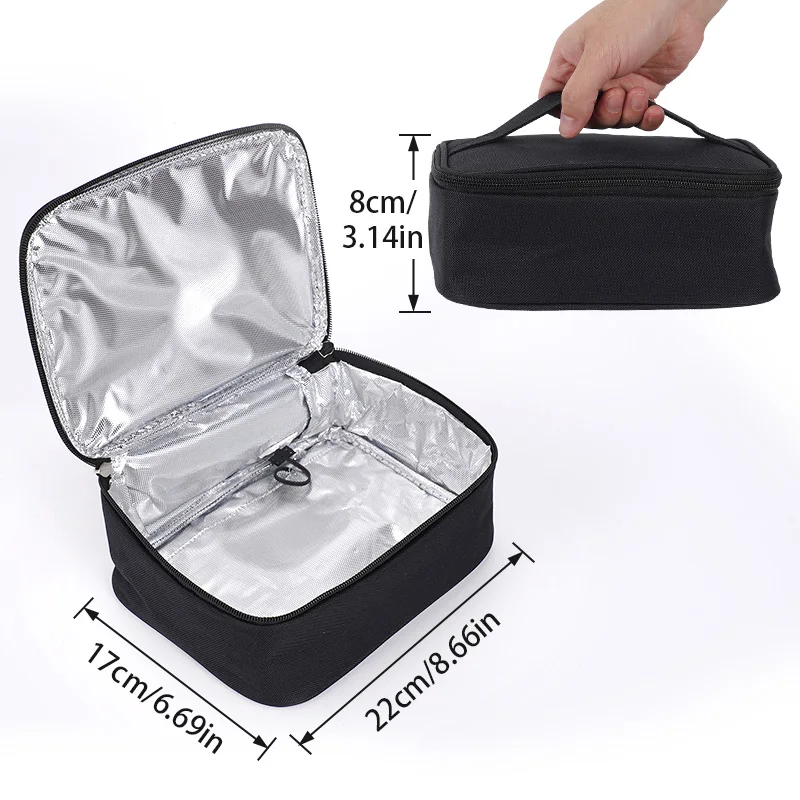 23*19*9 см черная водонепроницаемая USB-сумка с электрическим подогревом для