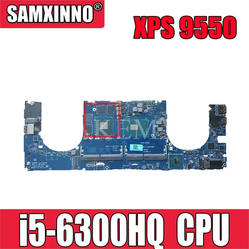 

Оригинальная материнская плата для ноутбука DELL XPS 9550, материнская плата для телефона, 06N5NK, AAM00, Φ SR2FP, DDR4