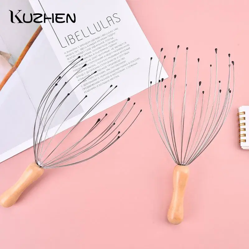 

Массажеры для головы с 20 когтями, ручной массажный скребок для головы для глубокой релаксации, стимуляции волос и массажа для снятия стресс...