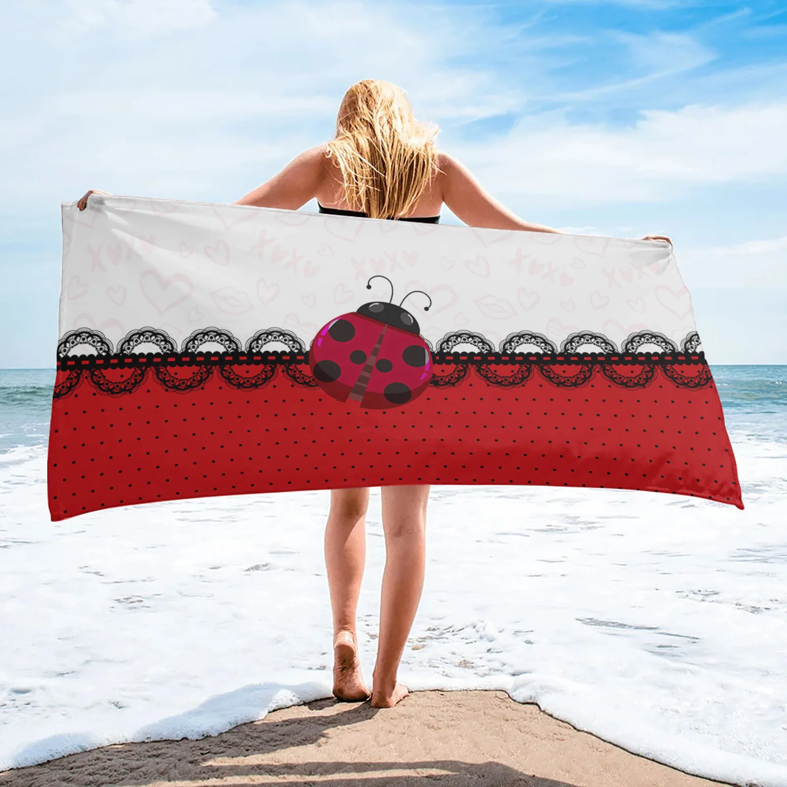 For Women Microfiber Round Beach Towels Yoga Sports Swimming Towel