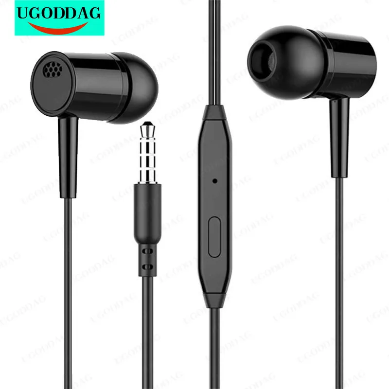 

Гарнитура с микрофоном для Samsung, Xiaomi, Huawei, 3,5 мм