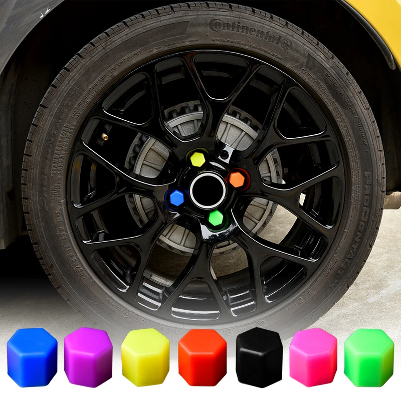 

Car Wheel Caps Nuts Silicone Protective Cover For Mercedes Smart 453 Fortwo Forfour Bolt Rims Exterior Auto Screw Accessories