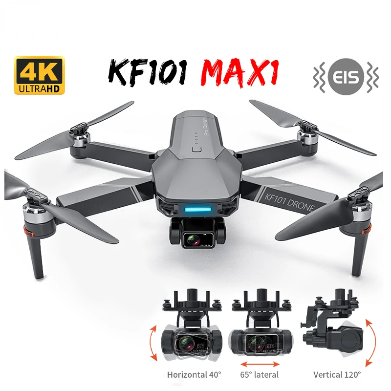 Купи Drone 4K Professional 5G WIFI Dron HD EIS Camera Anti-Shake 3-Axis Gimbal Brushless Motor RC Foldable Quadcopter за 10,181 рублей в магазине AliExpress