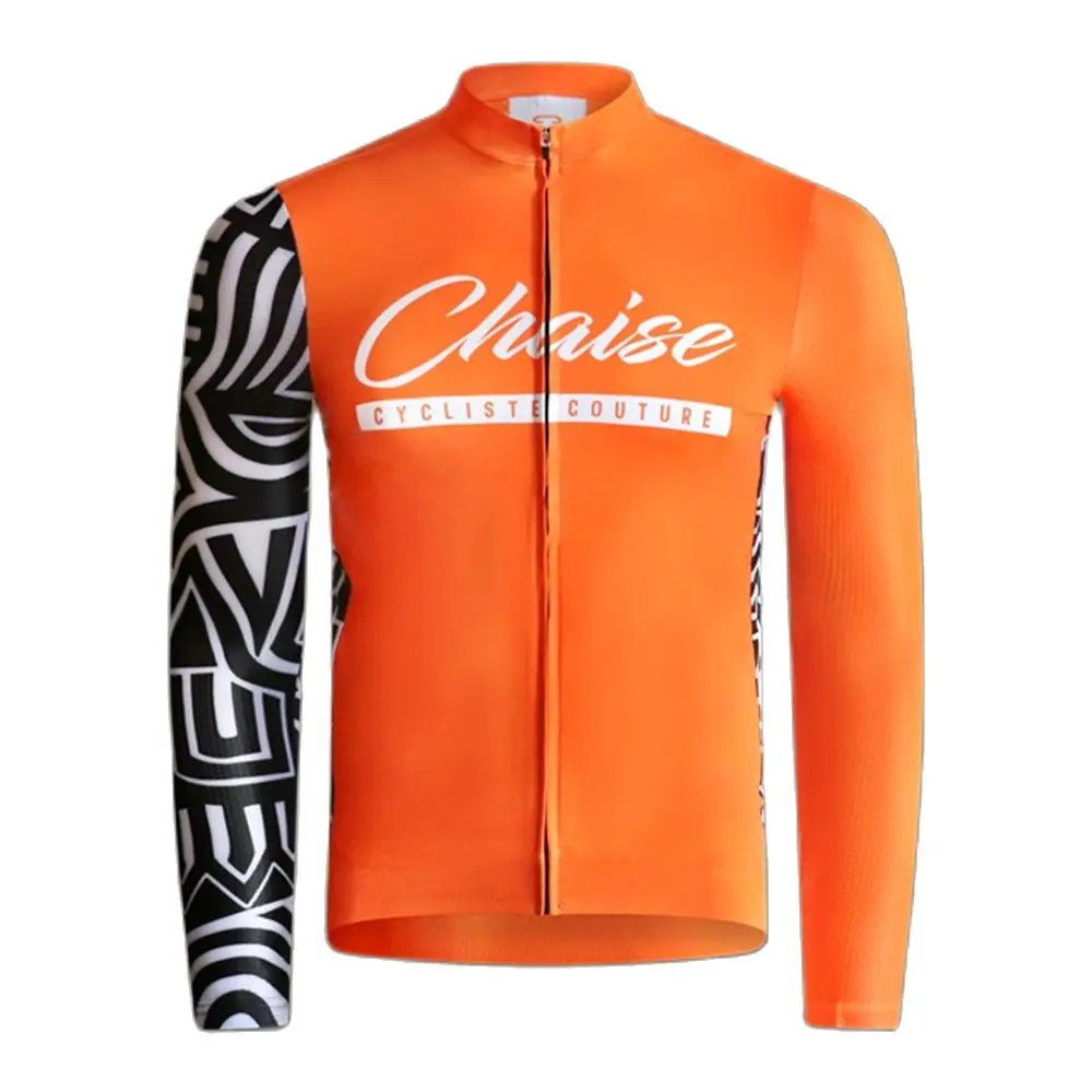 

Chaise Du Cycliste Winter Men's Long Sleeve Thermal Fleece Jerseys Bicycling Warm Jackets Chamarra Motociclista Para Bike Jacket
