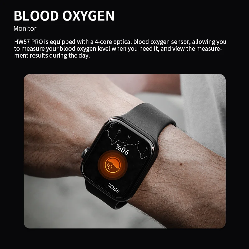 Original HW57 Pro Series 7 Smart Watch Men NFC Wireless Charger ECG Bluetooth Call IP68 IWO Smartwatch Women Sport Watches