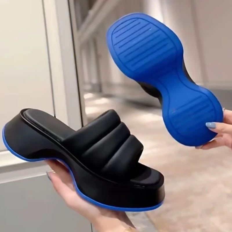 

Women Platform Slippers Summer Fashion Wedges Sandals Outdoor Soft Bottom Non-slip Casual Comfort Shoes Zapatillas De Mujer