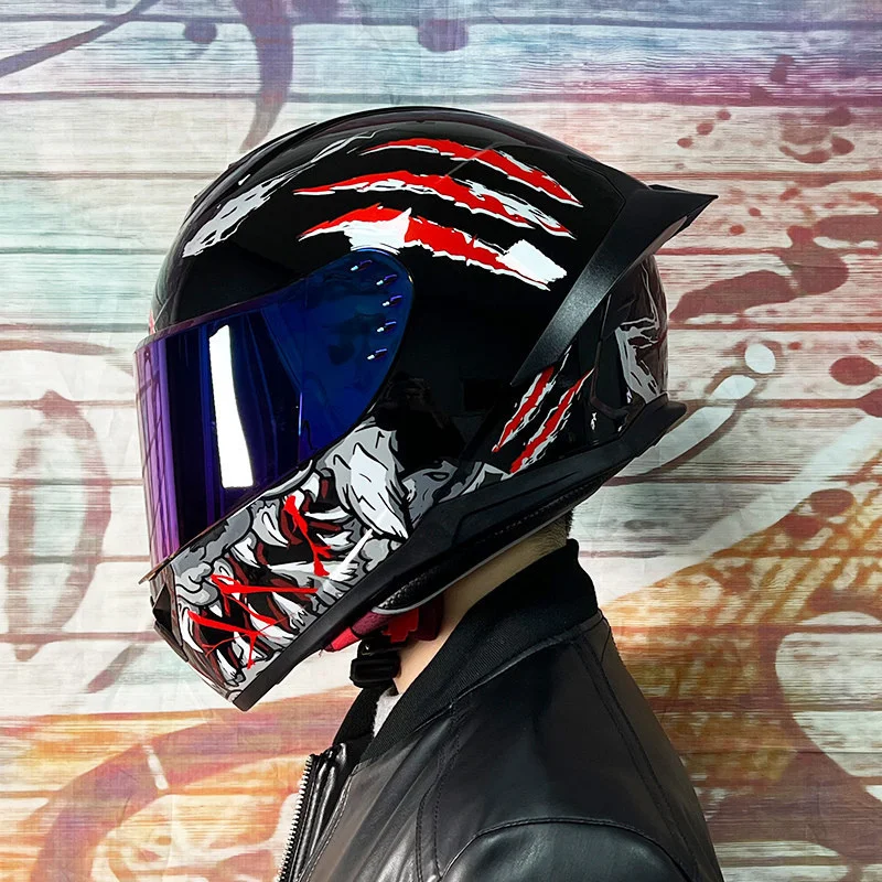 

Профессиональный мотошлем Casco Chopper, шлем для езды по бездорожью, Мотокросс, сертификация DOT
