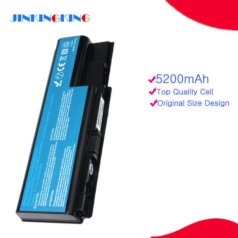 Аккумулятор для ноутбука AS07B51 ACER Aspire 5710 5710G 7520G 5720 5720G 5730Z 5739 5730ZG 5910G 5920 6930 7720 7720G 8920
