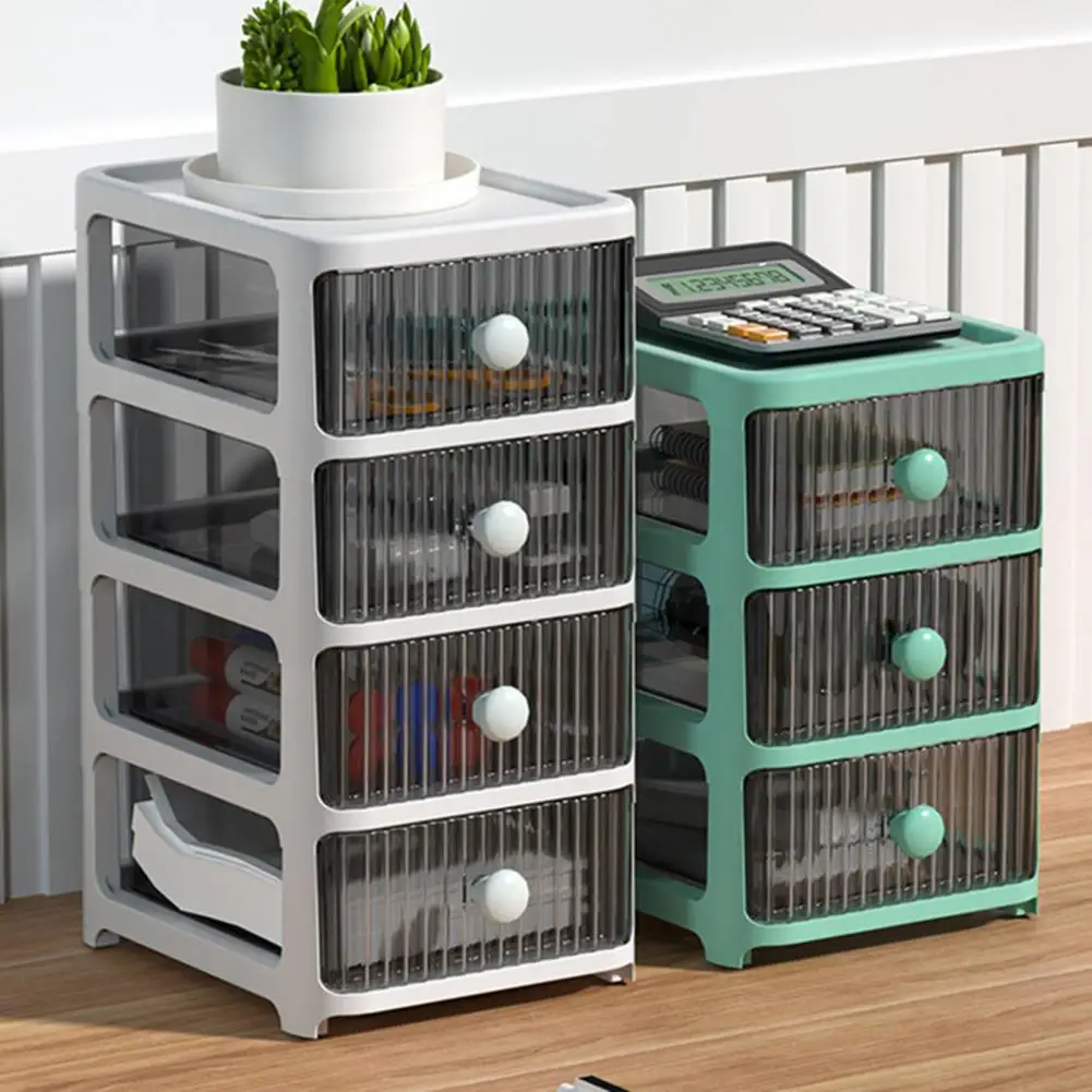 

Practical Storage Box Plastic Cosmetic Box Heavy Duty Convenient Jewelry Cosmetic Desktop Organizer Widely Applied